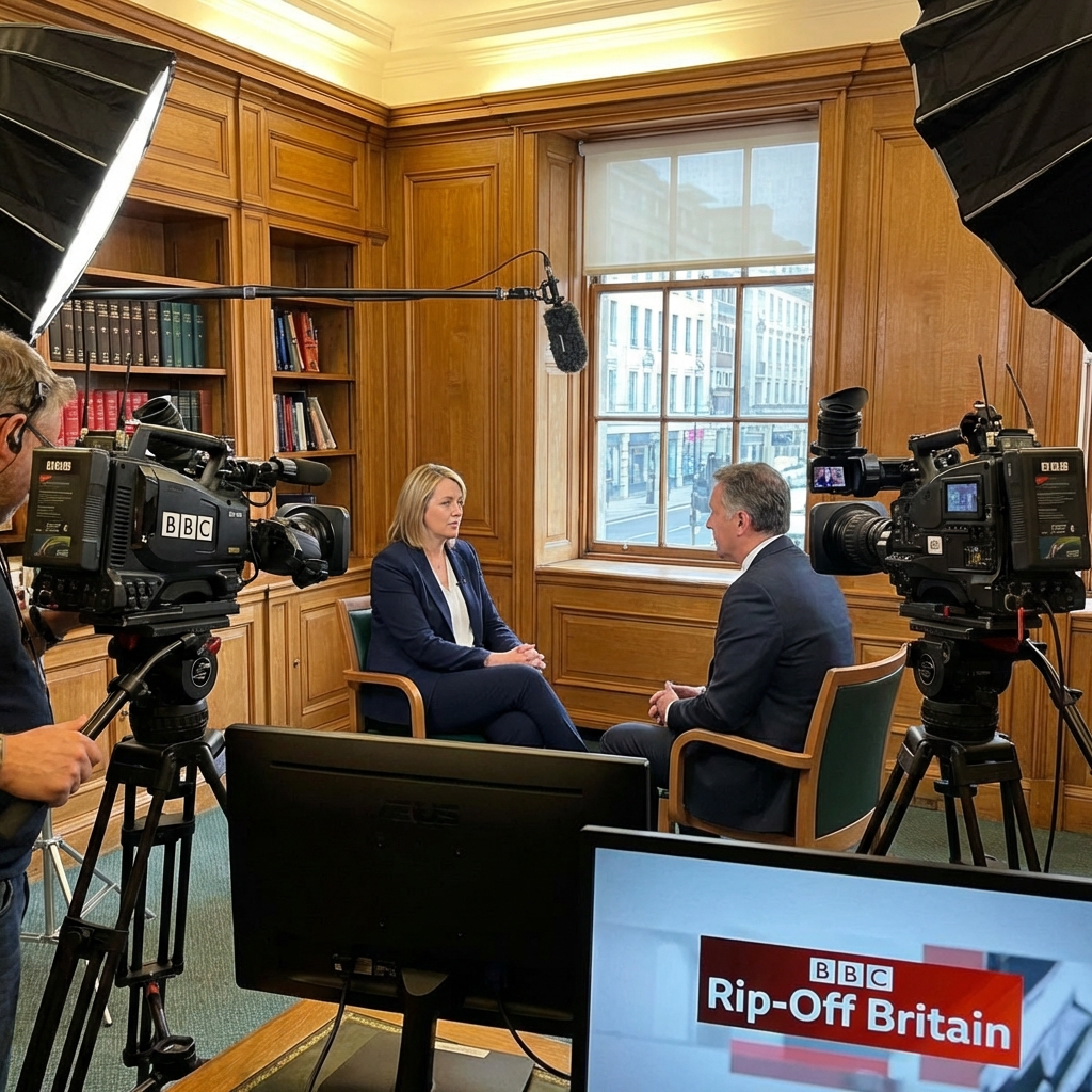 Filming with BBC Rip-Off Britain